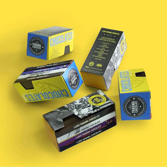 I Love Panama Chocolate / Mini Box - Assorted Dark Chocolate Flavors 164g Boquete Coffee Traders