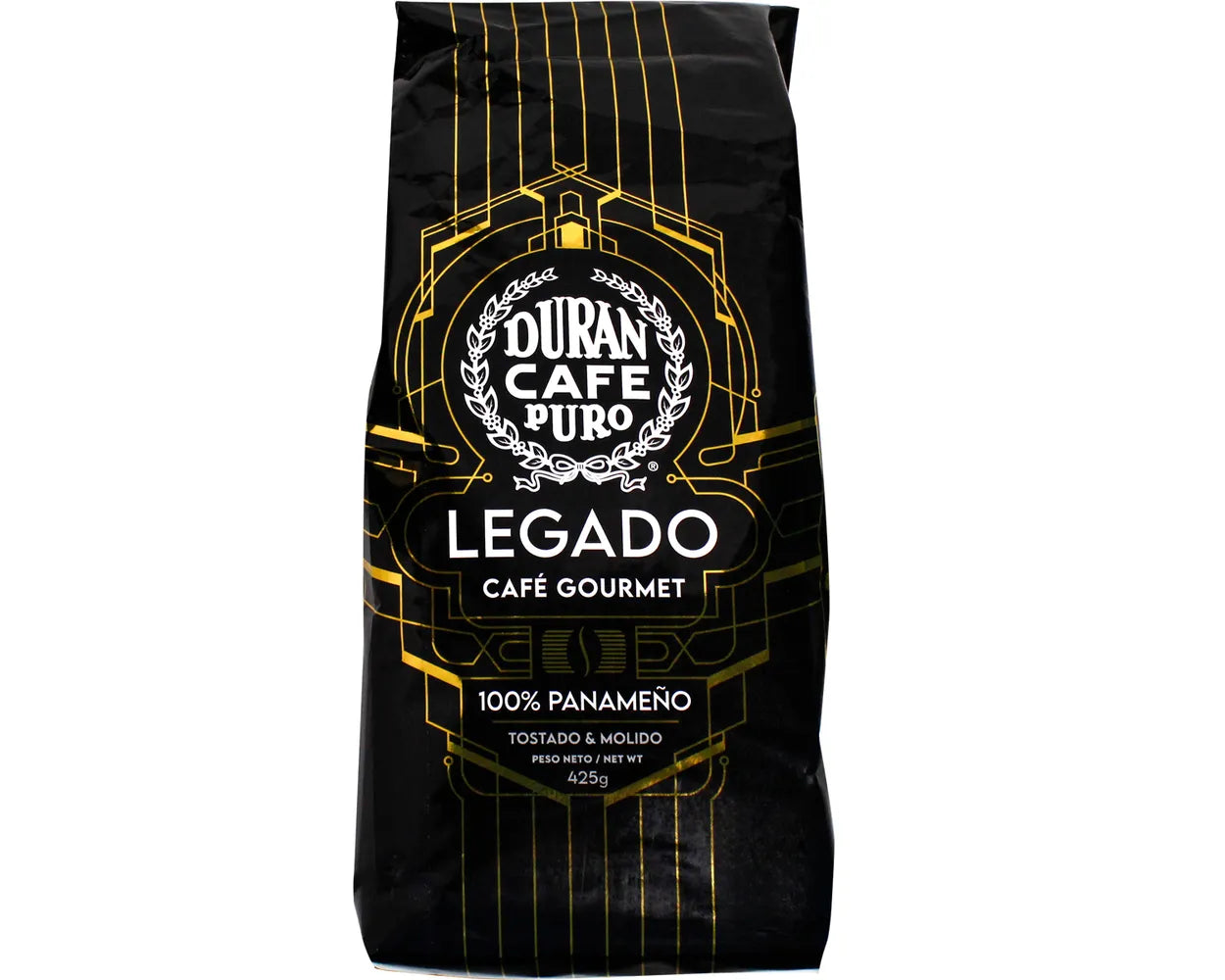 Café Durán Legado Gourmet 425g bag of 100% Panama highland arabica coffee