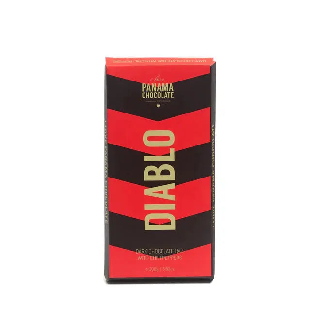 I Love Chocolate Bar Diablo (Dark Chocolate & Aji Chombo) - 100g Boquete Coffee Traders