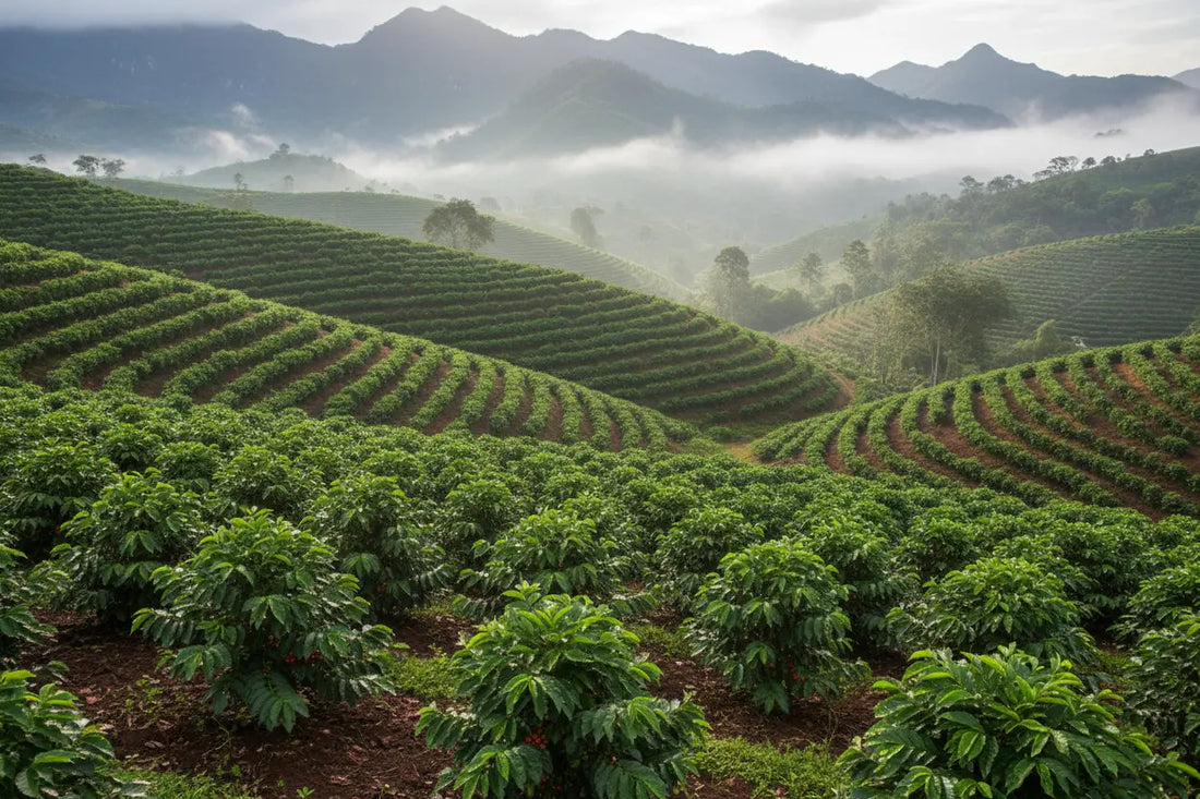 Kotowa Coffee bags from Boquete Panama including Arabica and Geisha varieties grown on the slopes of Volcán Barú