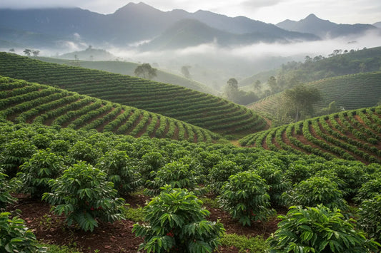 Kotowa Coffee bags from Boquete Panama including Arabica and Geisha varieties grown on the slopes of Volcán Barú