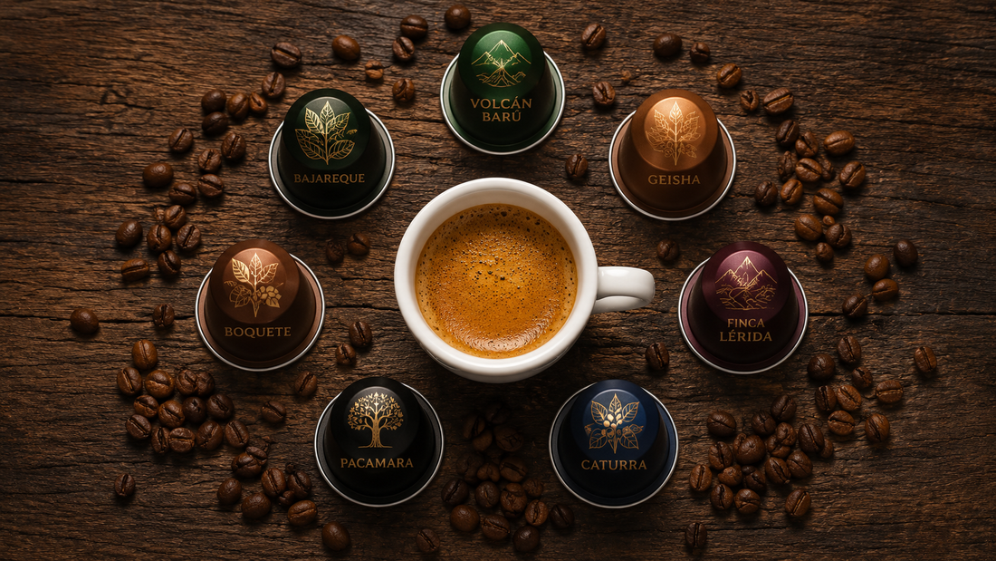 Best Nespresso-compatible capsules with Panama specialty coffee from Café Unido, Janson Family, and Gran Del Val