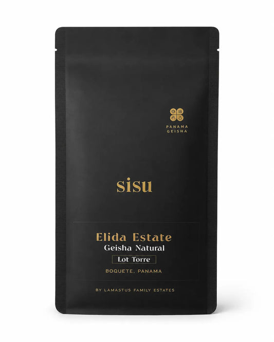 Elida Estate Geisha Natural 120g whole bean coffee by Lamastus Family from Boquete Panama