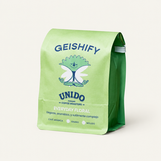 Café Unido Geishify Geisha 340g whole bean specialty coffee from Panama