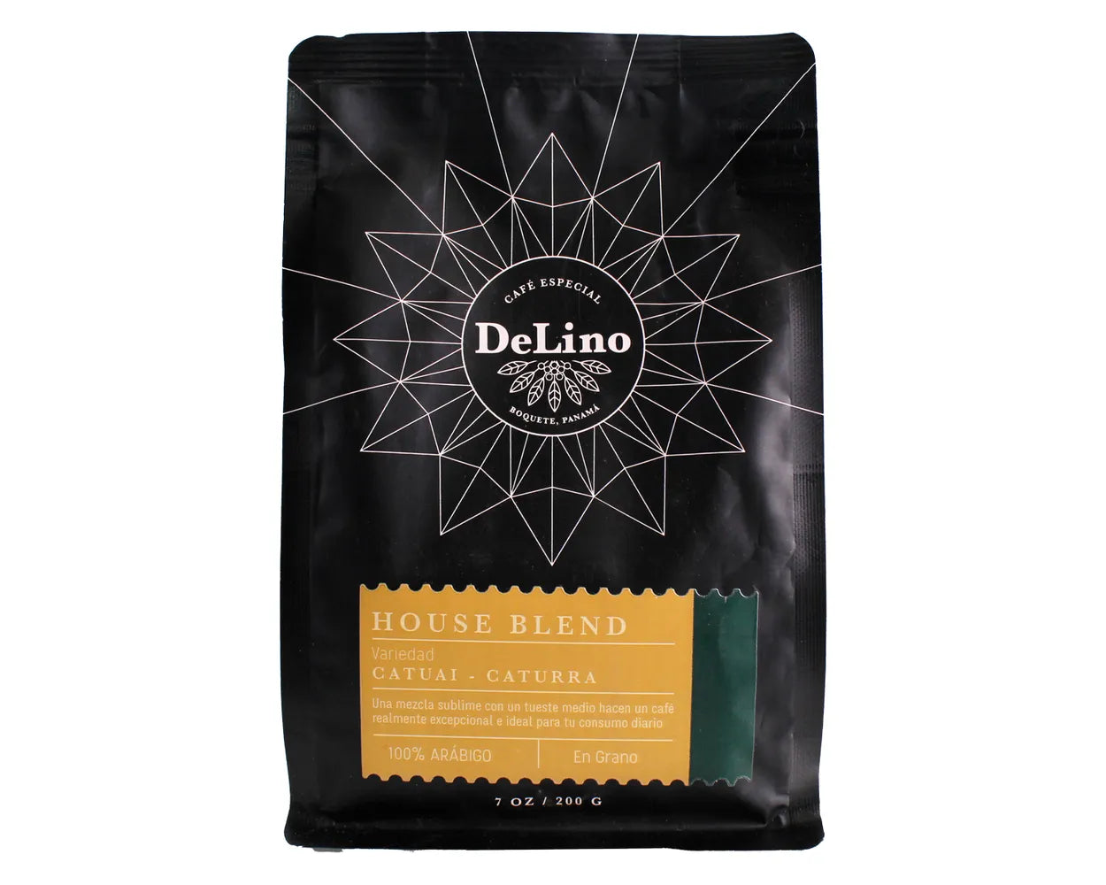 Cafe DeLino House Blend -200 g Boquete Coffee Traders