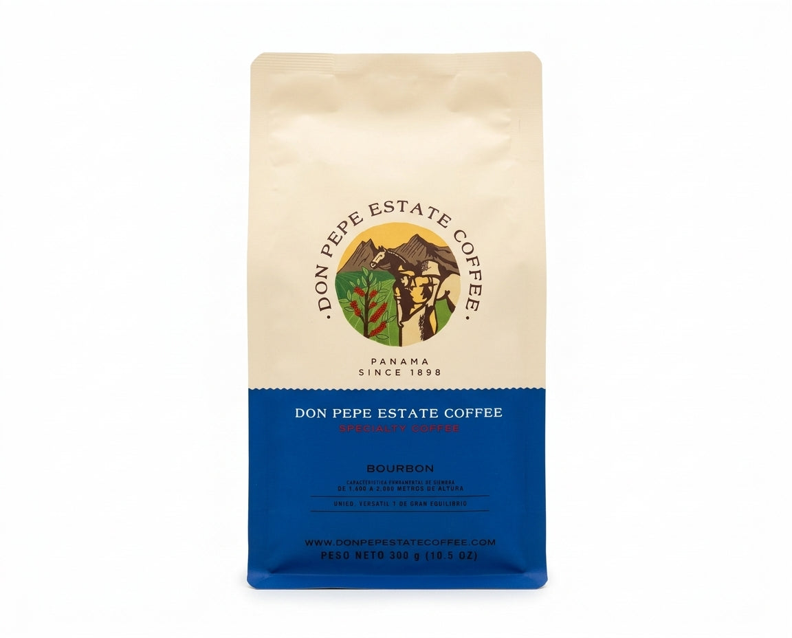Don Pepe Estate Bourbon Washed specialty coffee 300g bag from Volcancito, Boquete, Panama