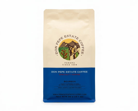Don Pepe Estate Bourbon Washed specialty coffee 300g bag from Volcancito, Boquete, Panama