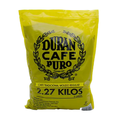 Café Durán Regularer Kaffee Großpackung – 5 Pfund (2,27 kg)