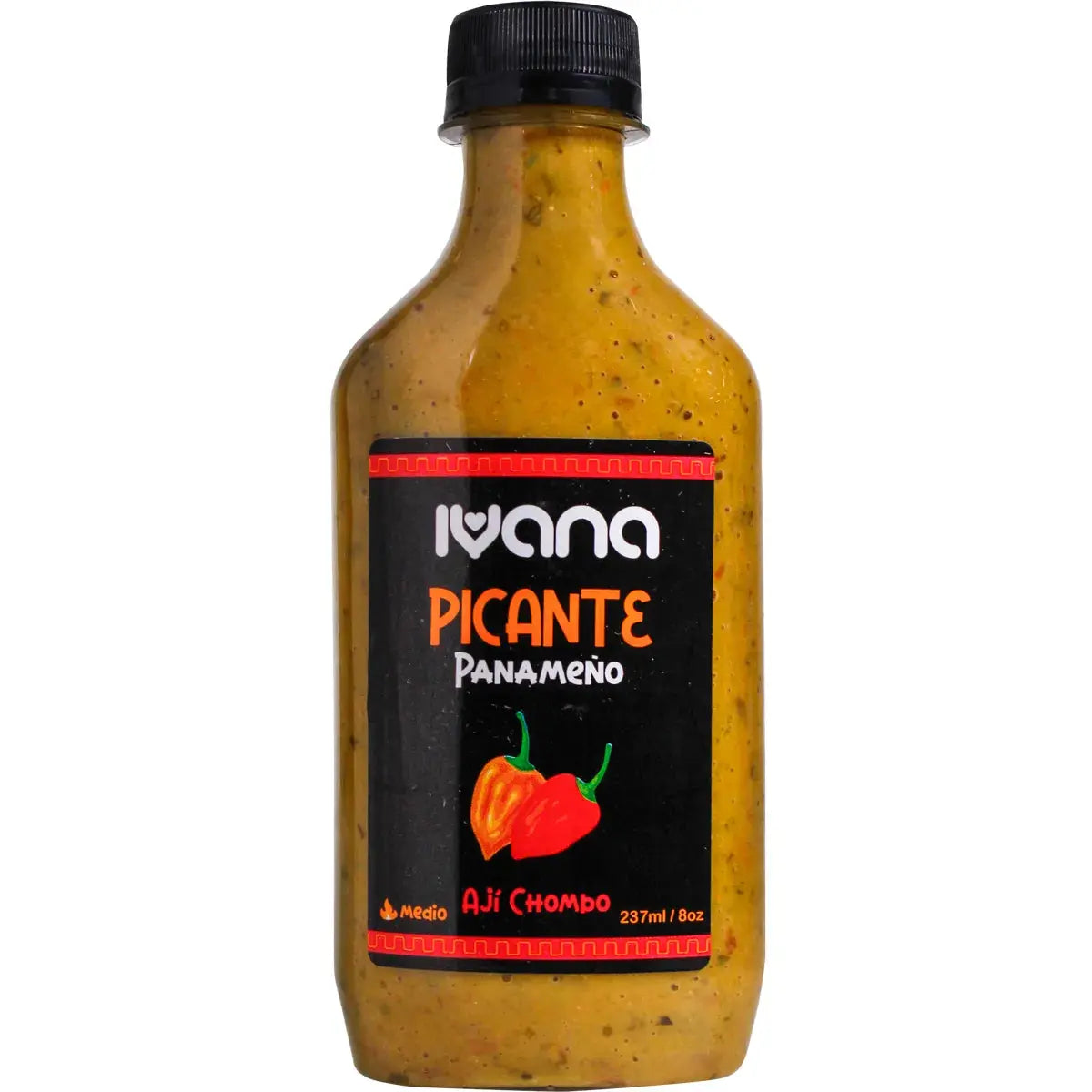 Ivana Hot Sauce Habanero Pepper ( Picante Chombo) - 8 oz Boquete Coffee Traders